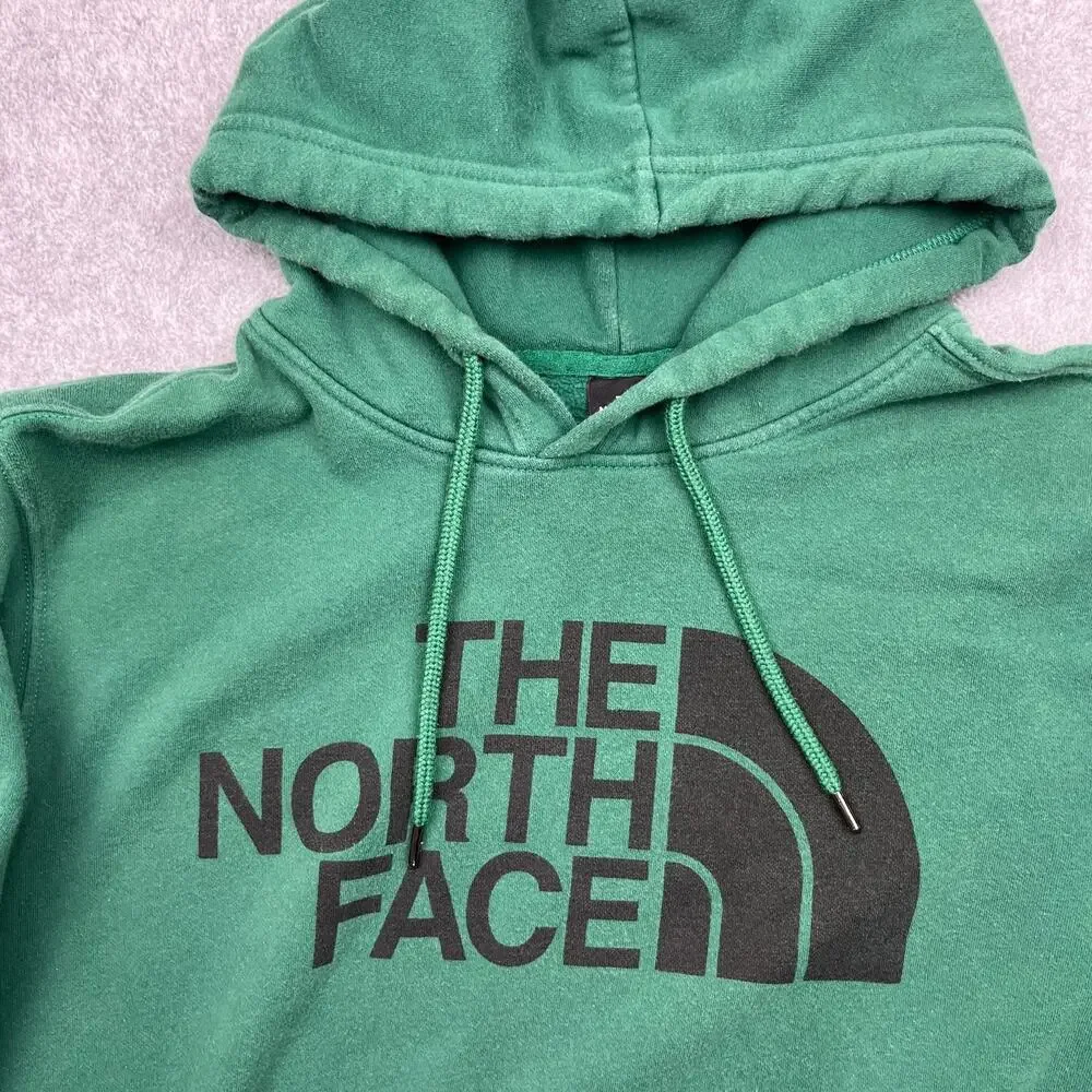 the‎ north face hoodie green drawstring sweatshirt large